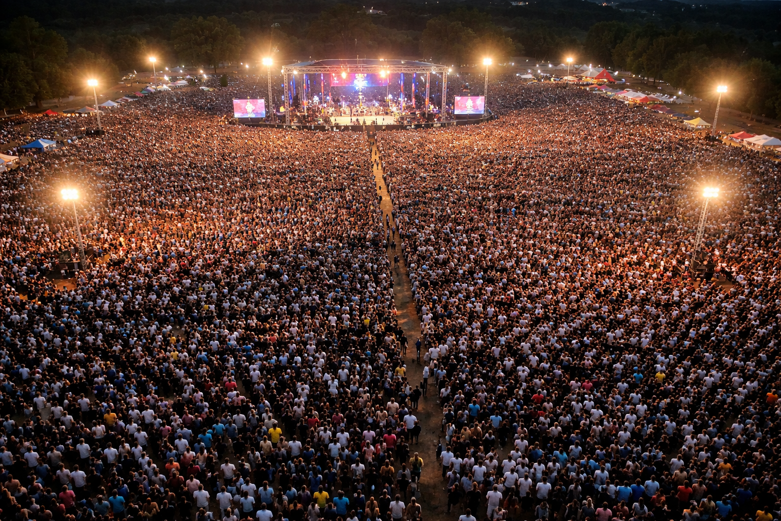 Twilight revival crusade gathering